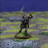Orc Warrior 5 with Axe & Shield - Front view